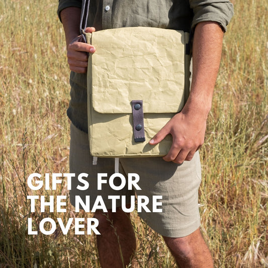 Sling Bag aus recycelten Zementsäcken – Olive, mit Logo möglich