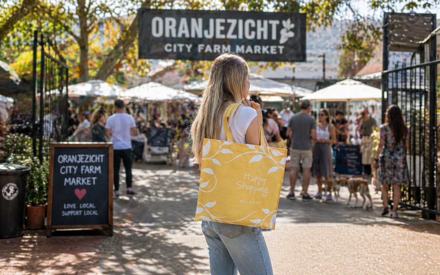 Shopper aus recycelten Plastikflaschen Uni oder mit Print nach Wunsch – zwei Größen