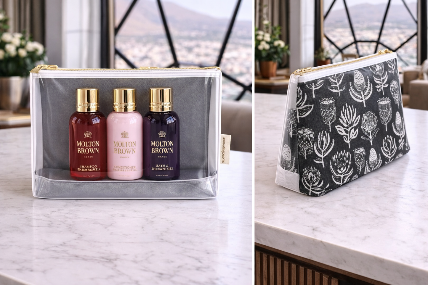 "Ready to Travel Bag" für Flüssigkeiten – Print nach Wunsch