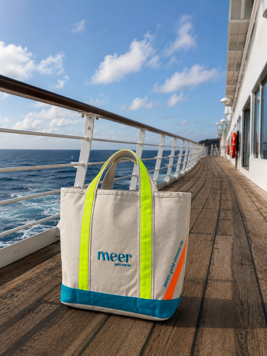 "Meer geht immer" Canvas Bag