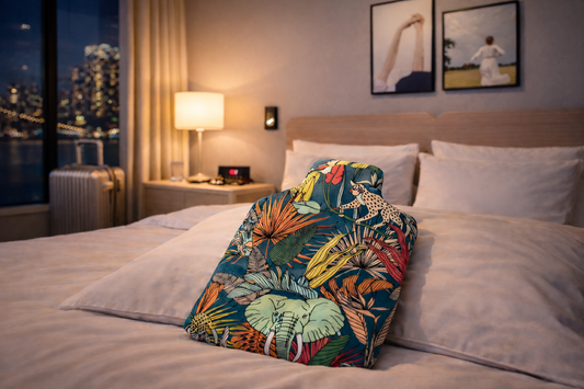 Cozy Wärmflaschenbezüge – auf Wunsch können wir die Prints in Eurer CI anpassen, Logo als Print oder Seiten-Label