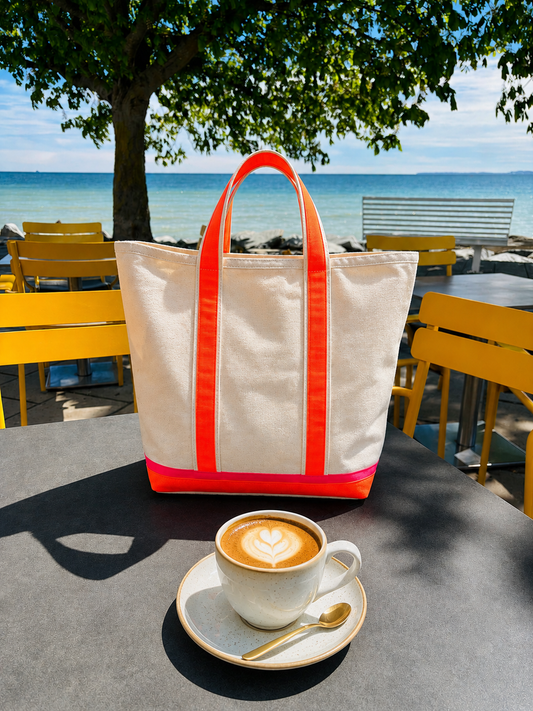 Neon Canvas Bag Clementine