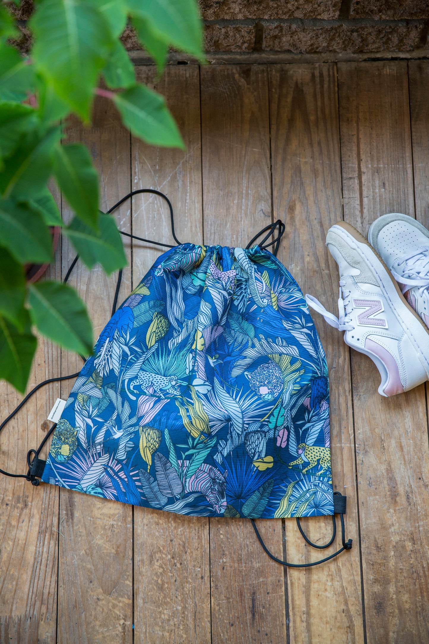 Drawstring Bag/Rucksack aus recycelten Plastikflaschen