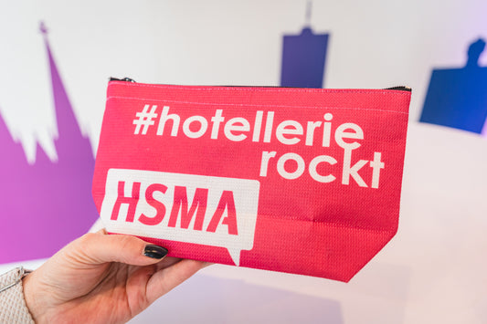 Täschchen aus recycelten Plastikflaschen – verschiedene Größen und Muster – auf Wunsch in Eurem Design und mit Logo