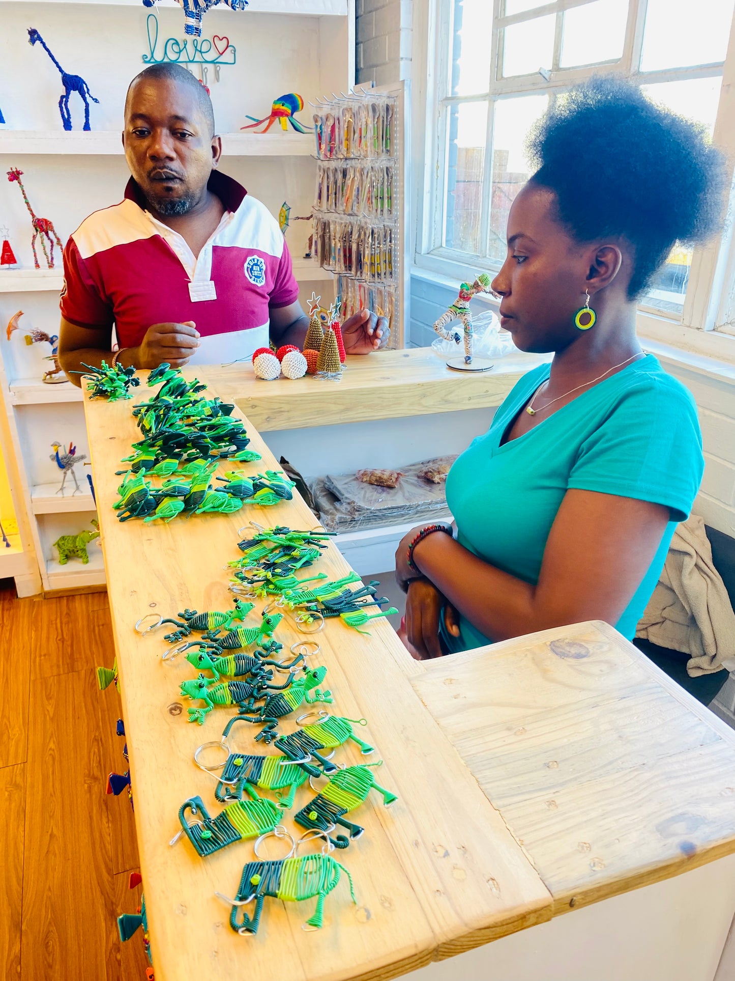 "Head" Magnet aus altem Telefondraht – Farben in Eurer CI möglich