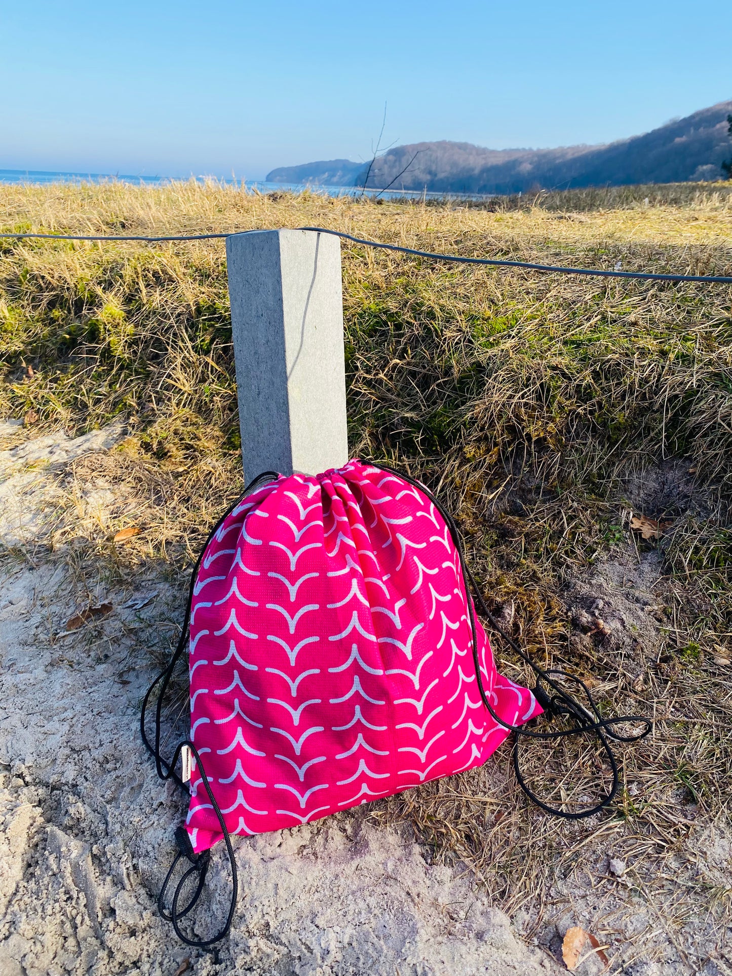 Drawstring Bag/Rucksack aus recycelten Plastikflaschen