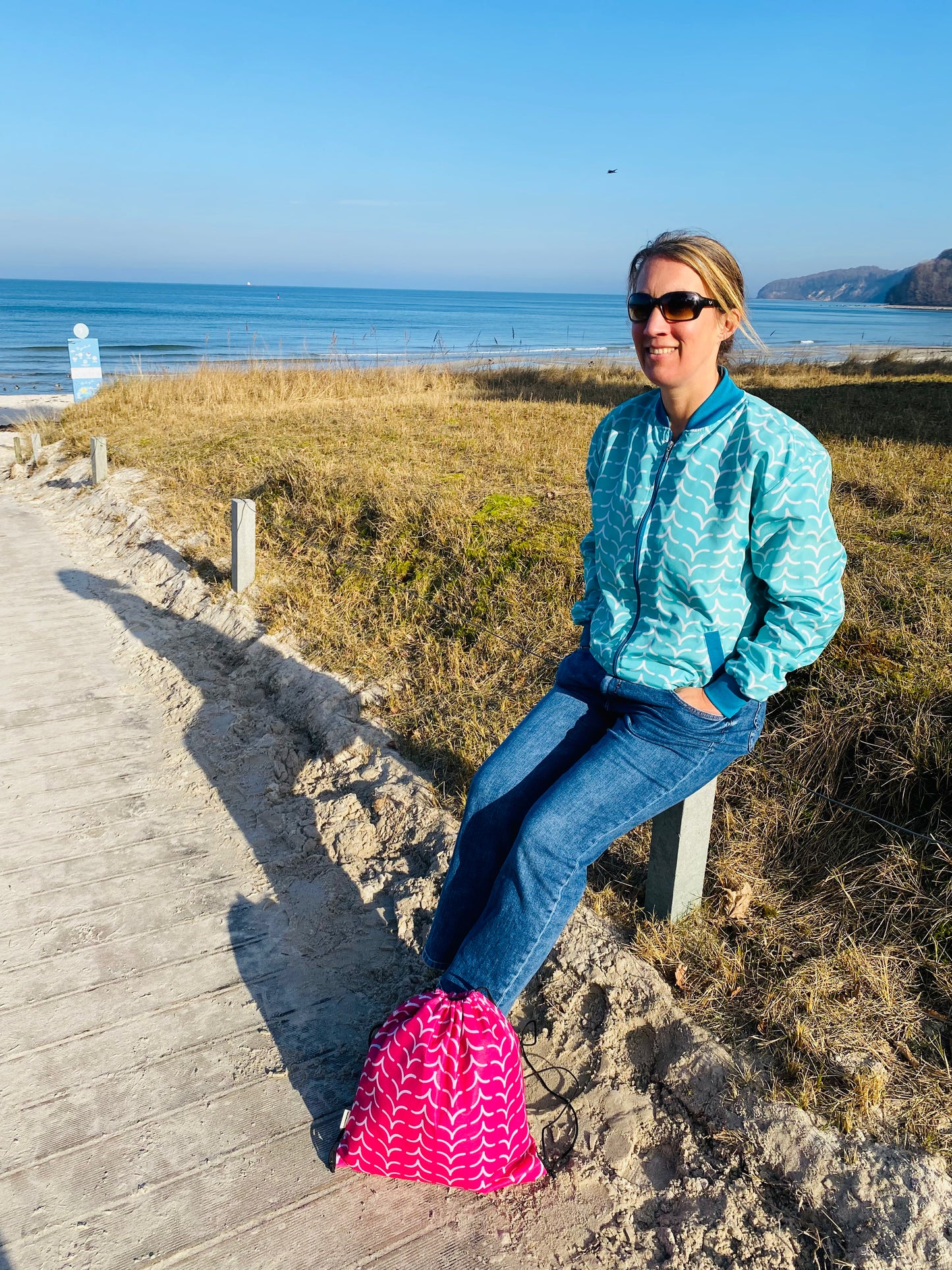 Drawstring Bag/Rucksack aus recycelten Plastikflaschen – verschiedene Muster