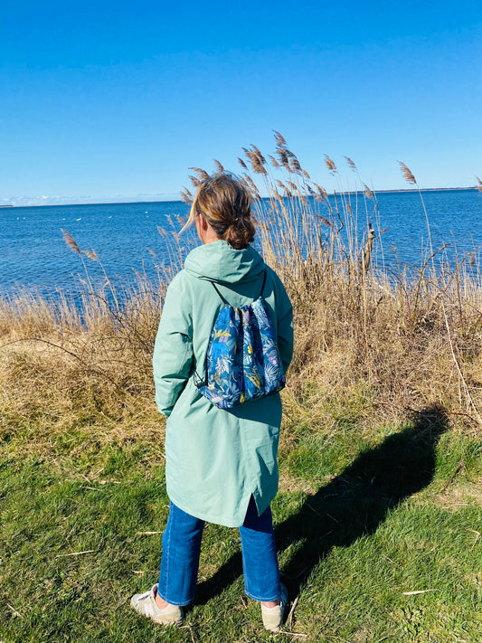 Drawstring Bag/Rucksack aus recycelten Plastikflaschen