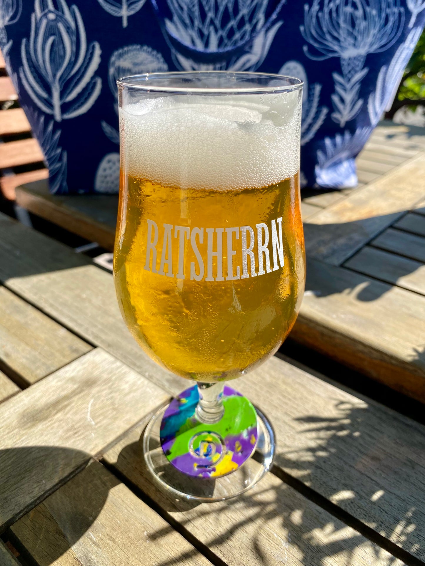 Branded Glass Identifiers Made from Recycled Plastic Waste