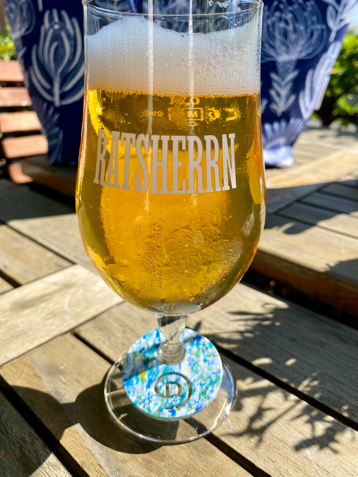 Branded Glass Identifiers Made from Recycled Plastic Waste