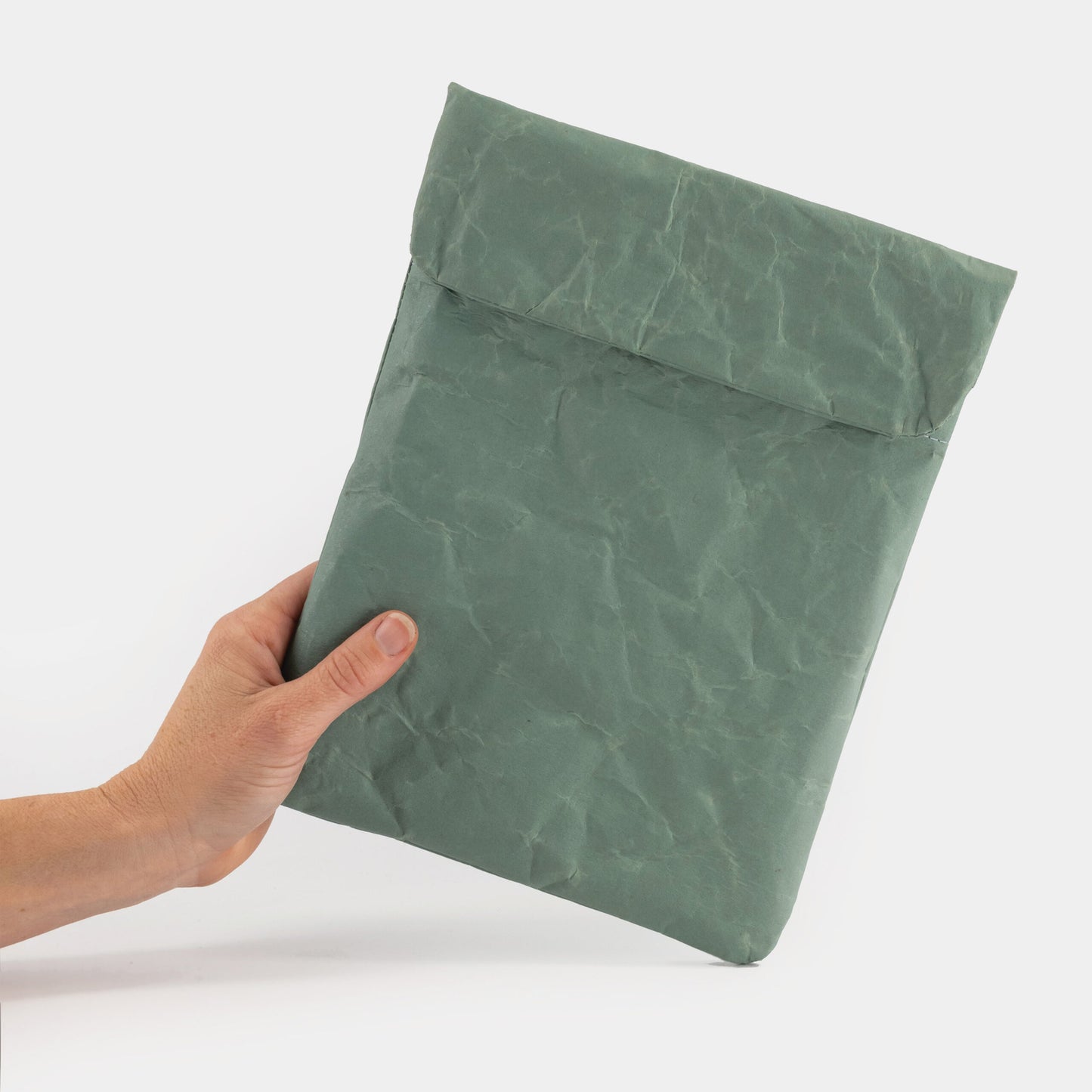 Recycled Cement Paper iPad oder Tablet Sleeve Sea Foam