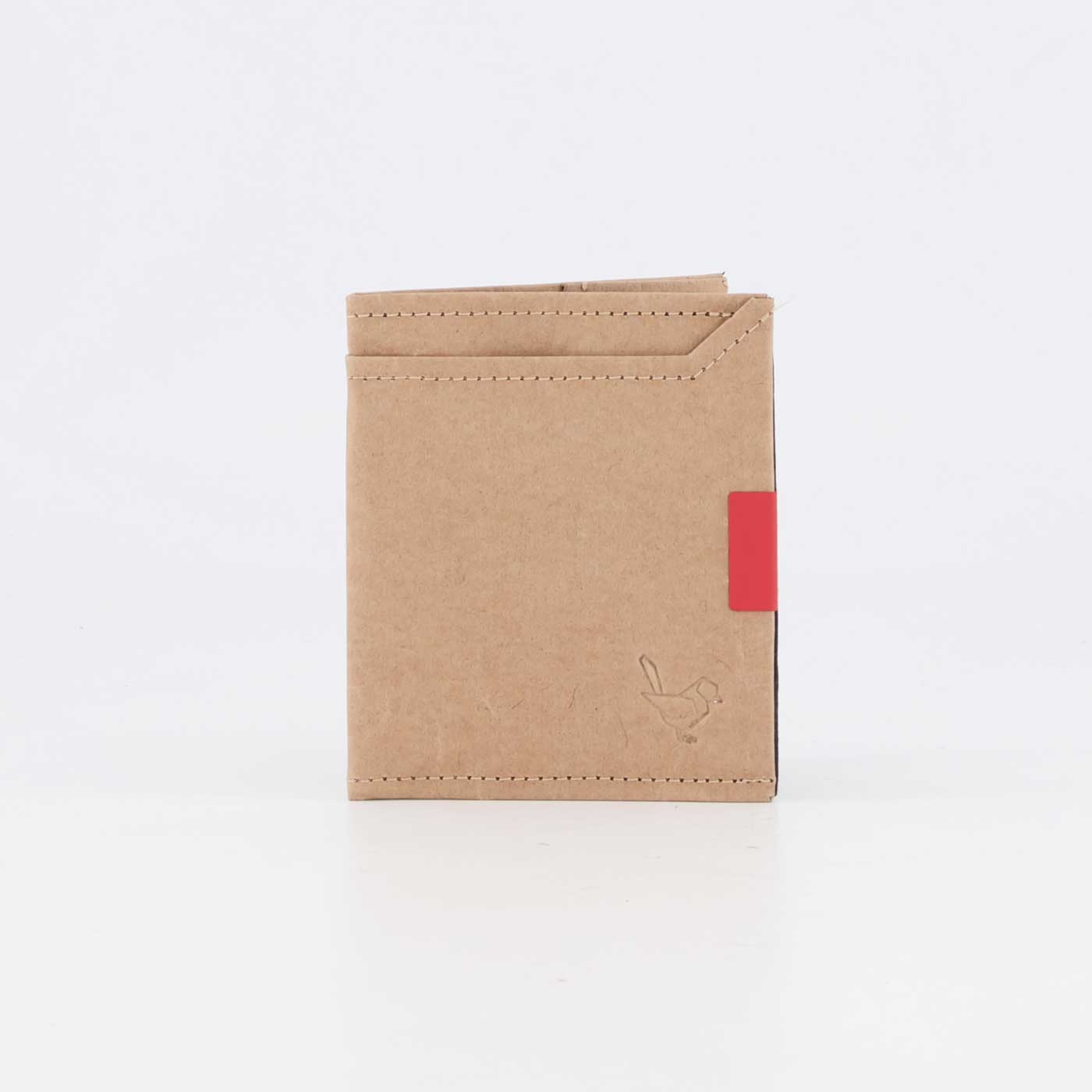 Square Wallet aus recyceltem Kraftpapier – verschiedene Farben, mit Logo möglich