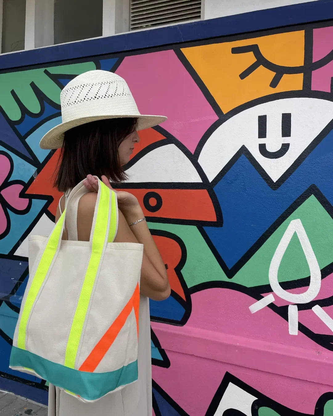 Neon Canvas Bag Soleil