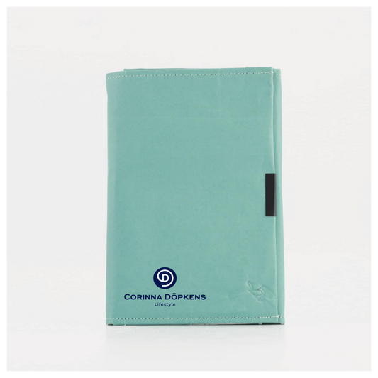 Recycled Paper Notebook Organiser Aqua