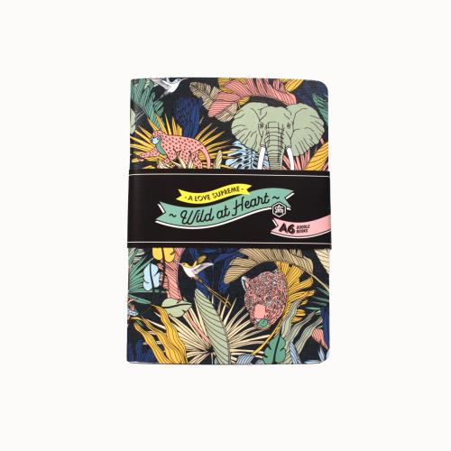 A6 Notizbuch (Blank) 2er Set – verschiedene Muster