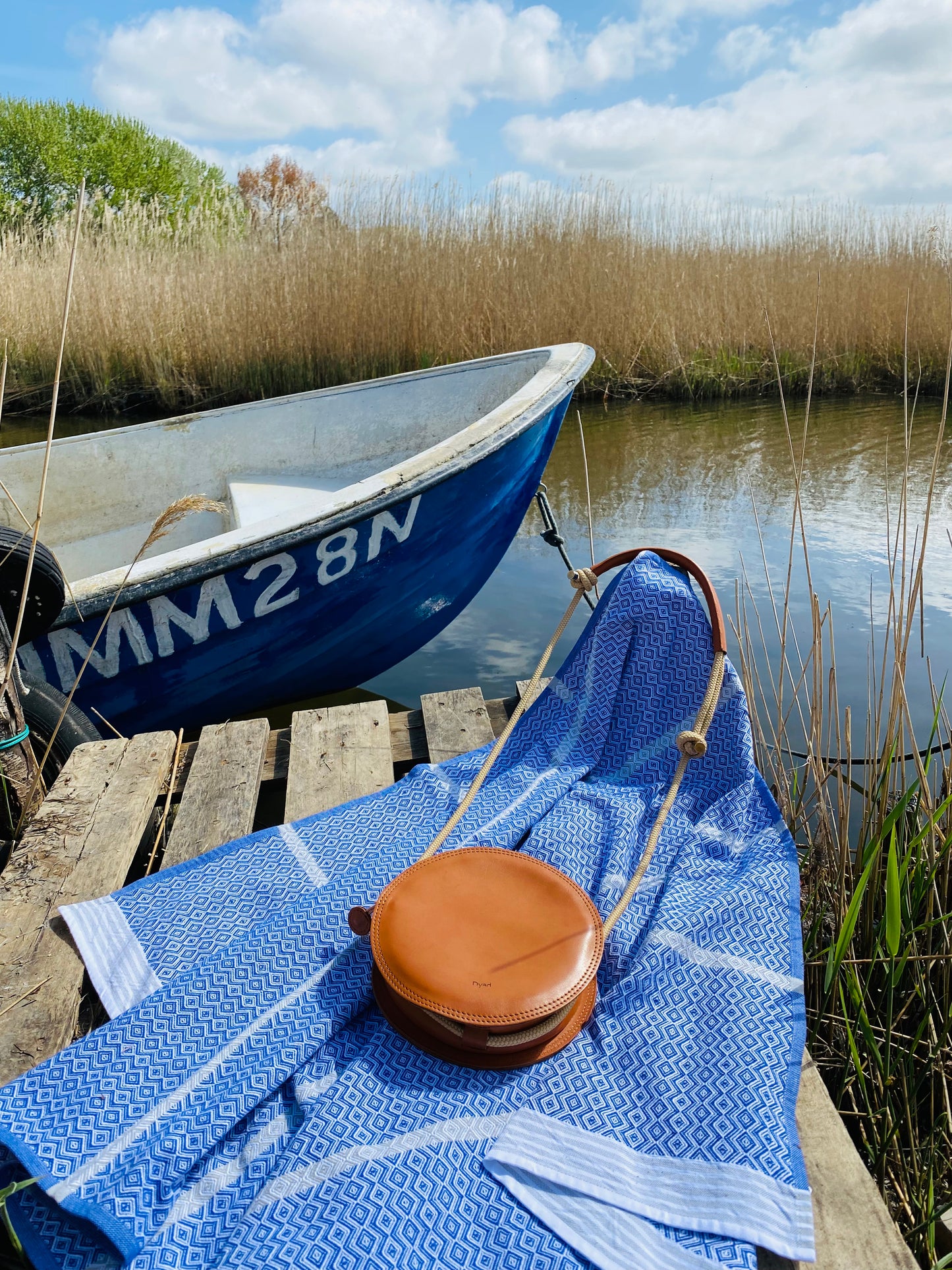 Dot Tasche – Tan mit maritimer Kordel
