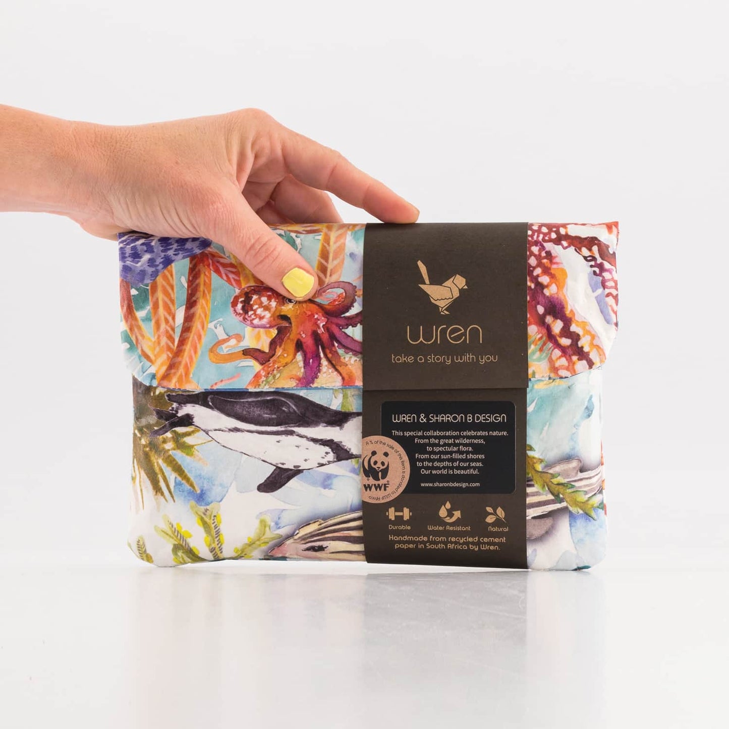 Recycled Cement Paper Mini Sleeve Ocean