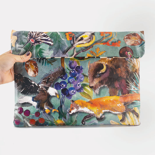 Recycled Cement Paper Laptop Sleeve Wilderness – verschiedene Größen