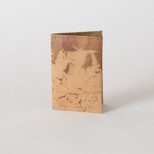 Recycled Cement Paper Slim Wallet Fern 8 Polysticum