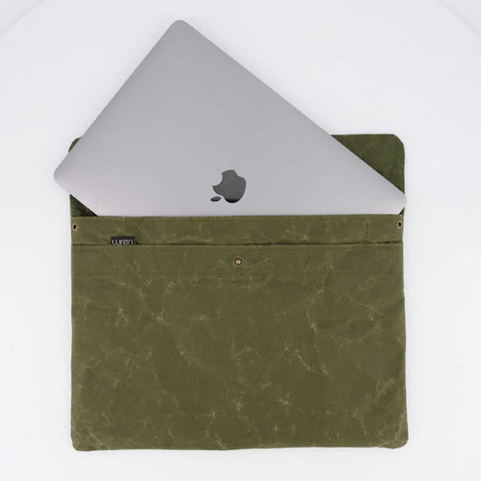 Recycled Cement Paper Laptop Racing Green – verschiedene Größen
