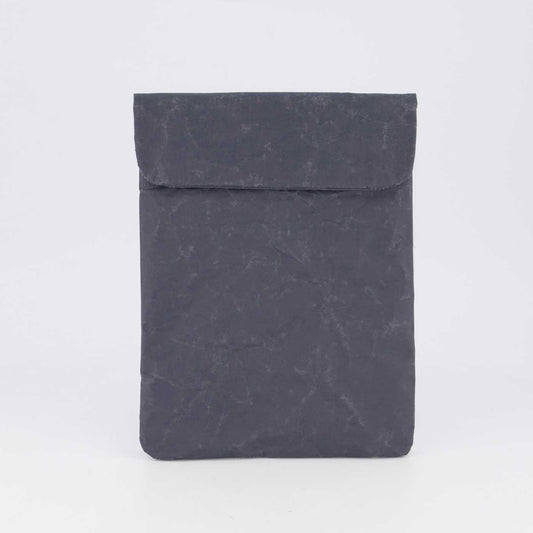 Recycled Cement Paper iPad oder Tablet Sleeve Smoke Blue
