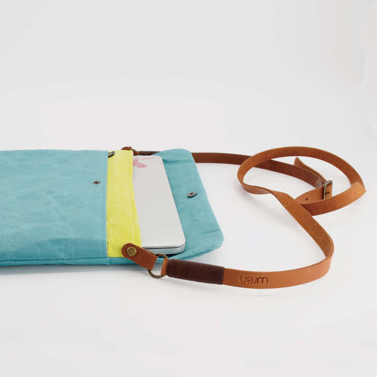 Recycled Cement Paper Laptop Sleeve Teal – verschiedene Größen