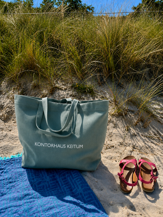 Canvas Shopper Bag in verschiedenen Farben mit Logo