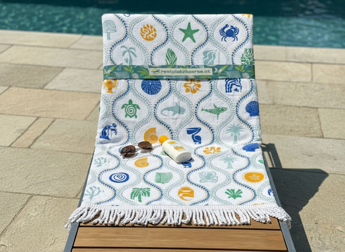 Beach Towel Strap für Liegestühle in Eurem Design