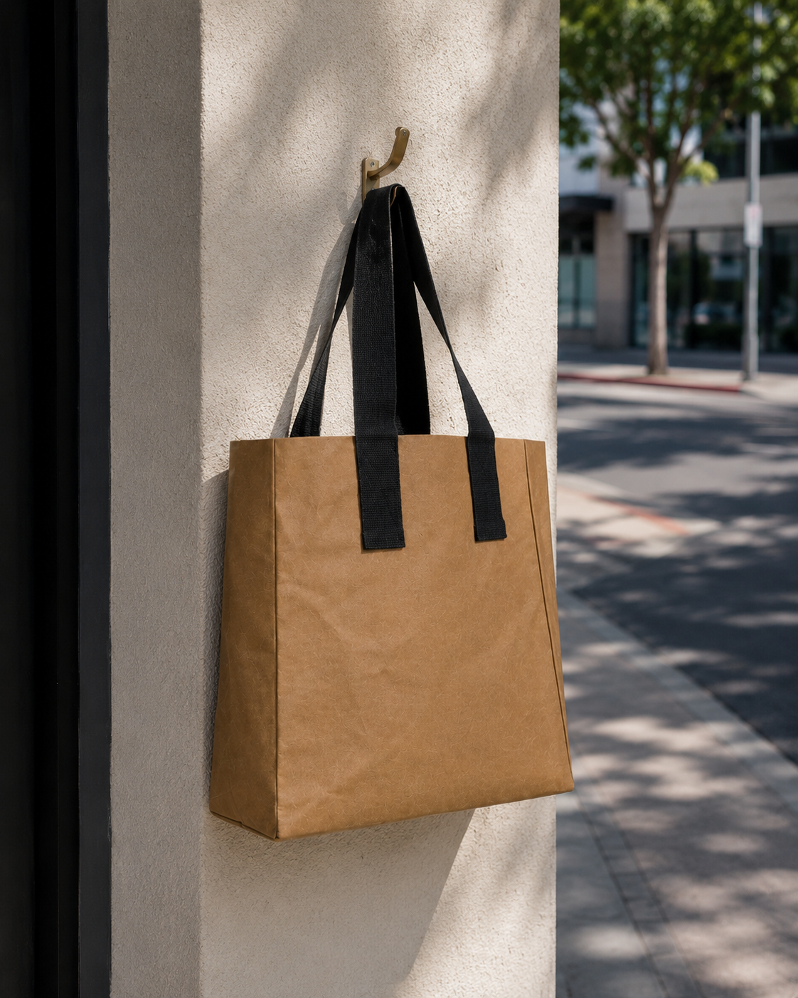 Paper Shopper aus recyceltem Kraftpapier – mit Logo möglich