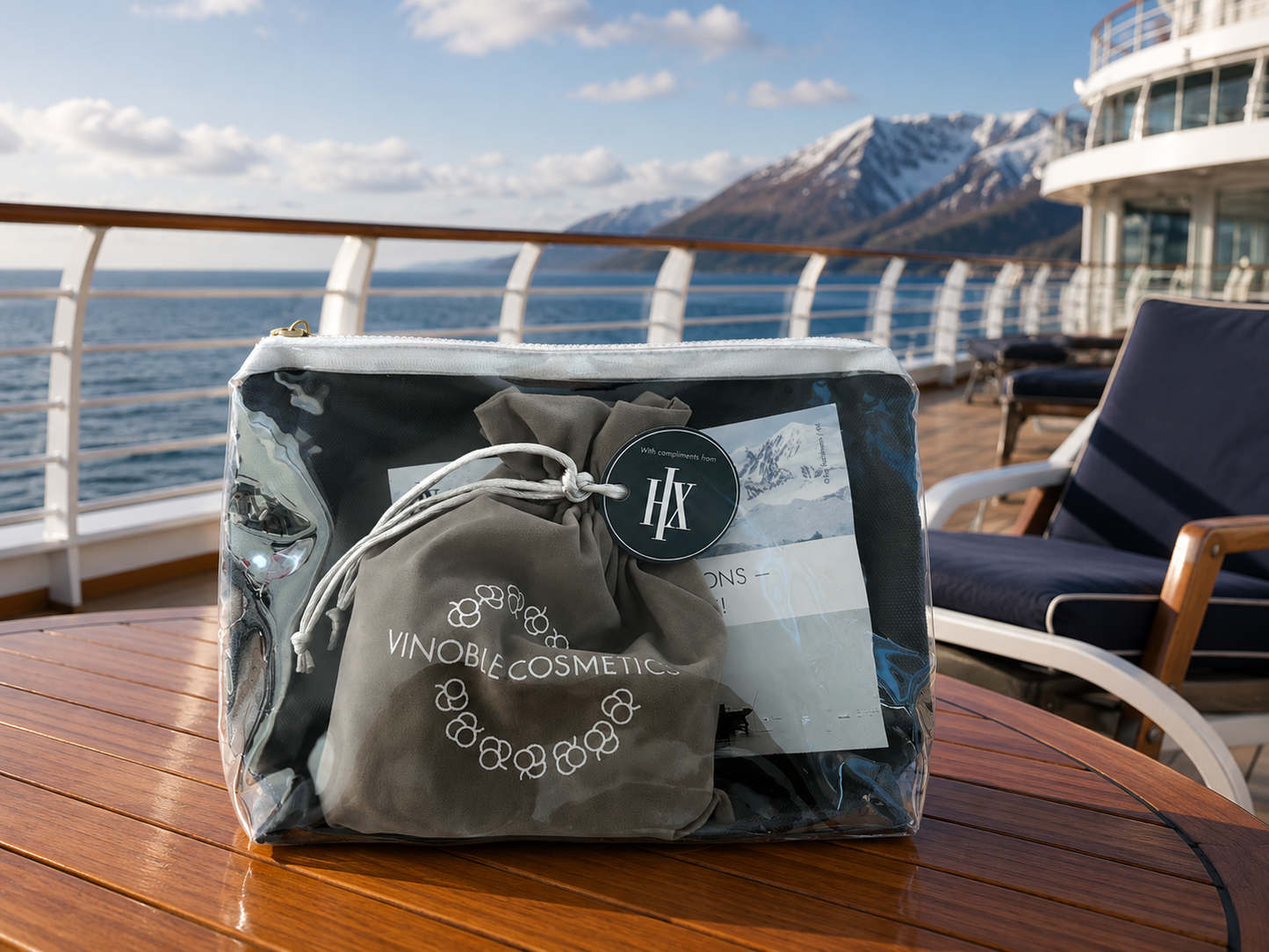 "Ready to Travel Bag" für Flüssigkeiten – Print nach Wunsch