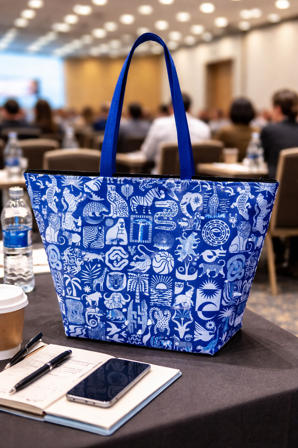 Shopper aus recycelten Plastikflaschen Africa Untamed – limited edition für Business und Leisure