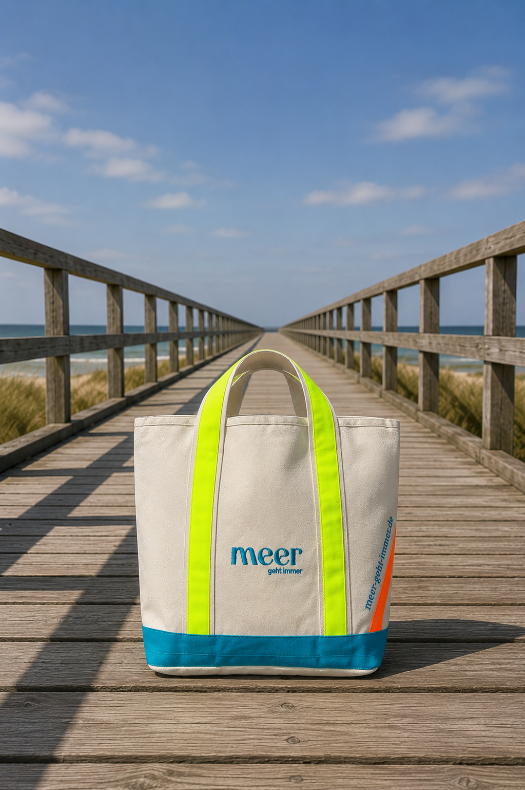 "Meer geht immer" Canvas Bag