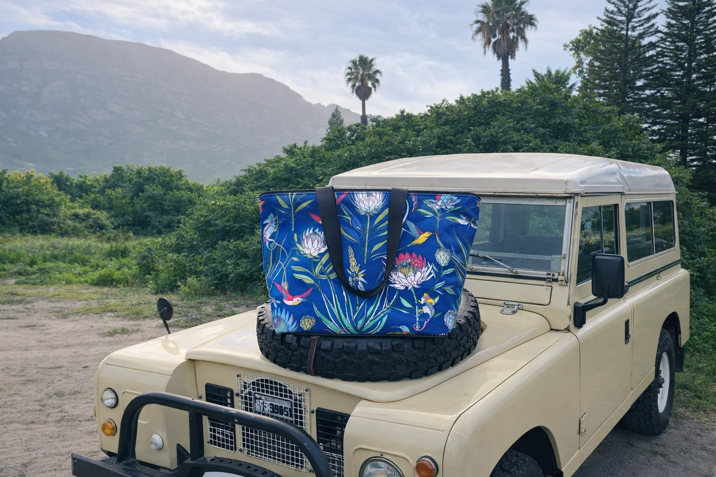 Shopper Cooler-Bag aus recycelten Plastikflaschen – verschiedene Prints