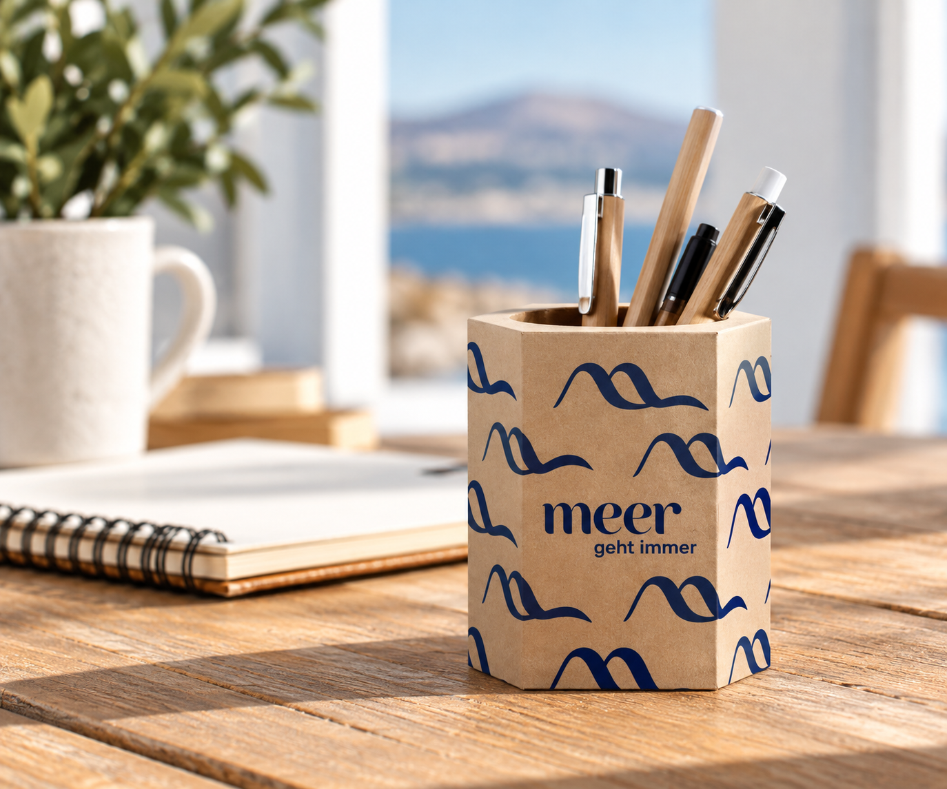 Stiftebecher aus Papier
