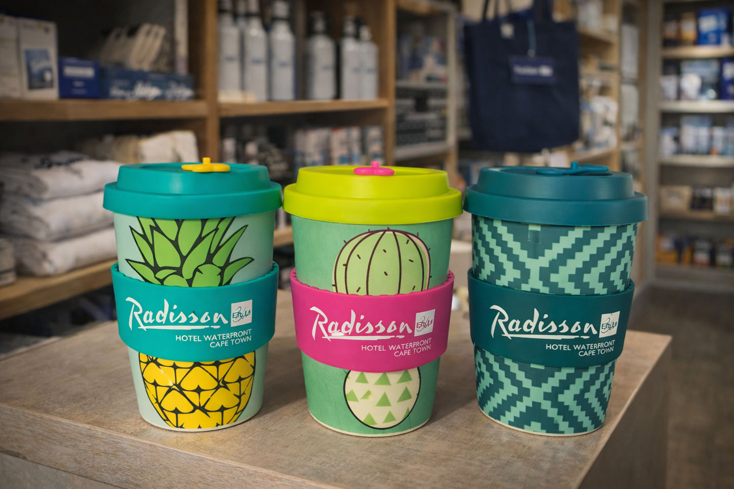 Eco Coffee Cup – verschiedene Muster, mit Logo möglich