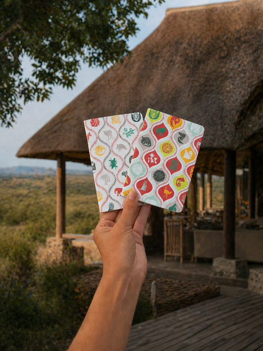 A6 Notizbuch (Blank) 2er Set – Africa Design