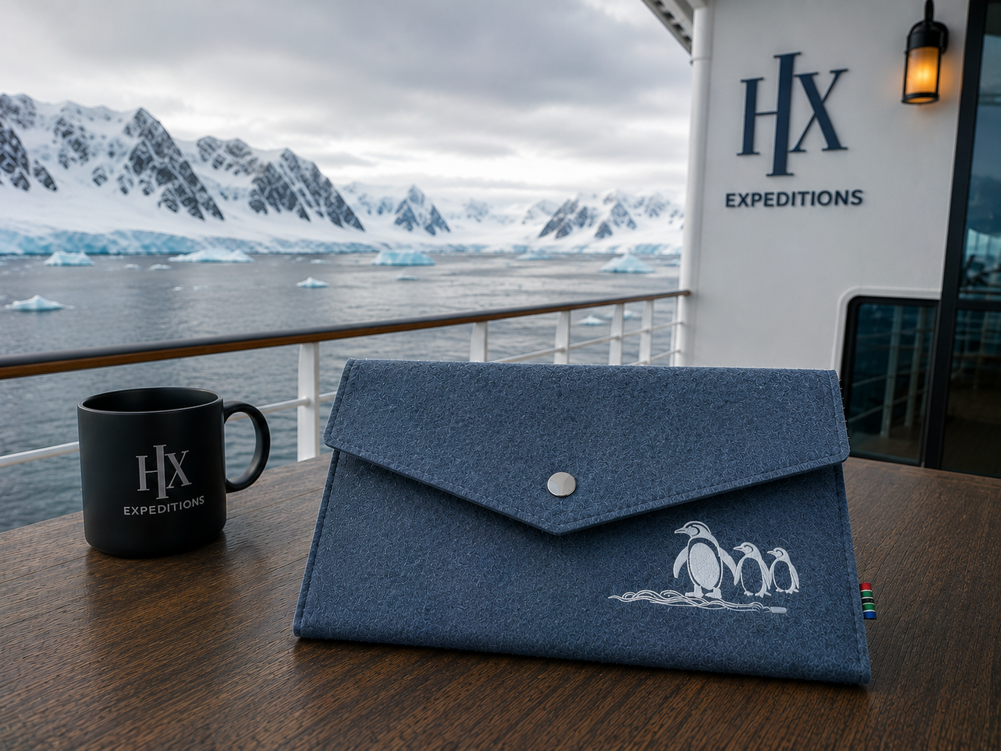 Eco-Felt Travel Document Holder aus recycelten Plastikflaschen auf Wunsch mit Logo