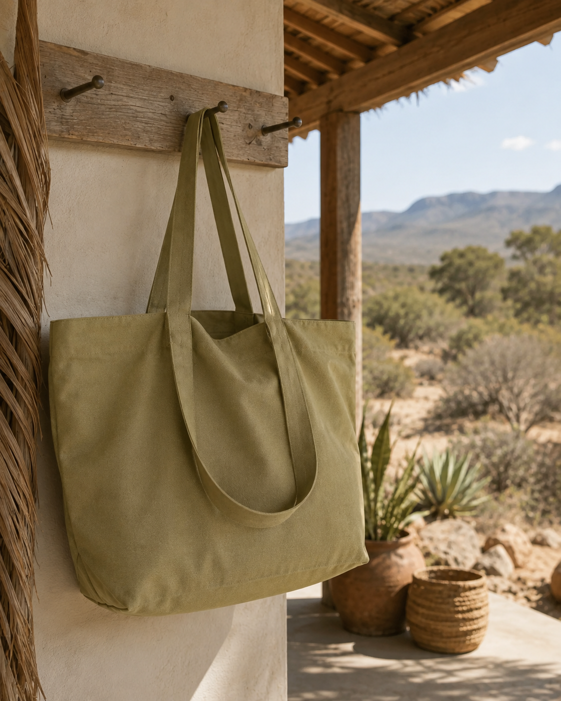 Canvas Shopper Bag in verschiedenen Farben mit Logo