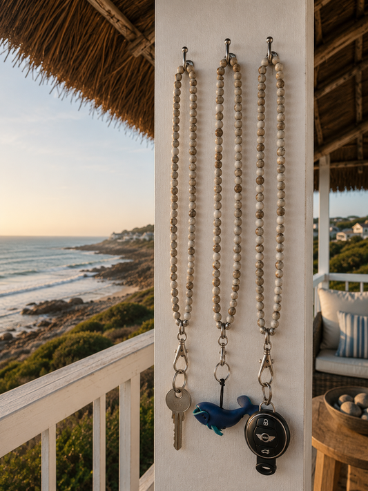 Handgefertigte Lanyards aus getrockneten Samen