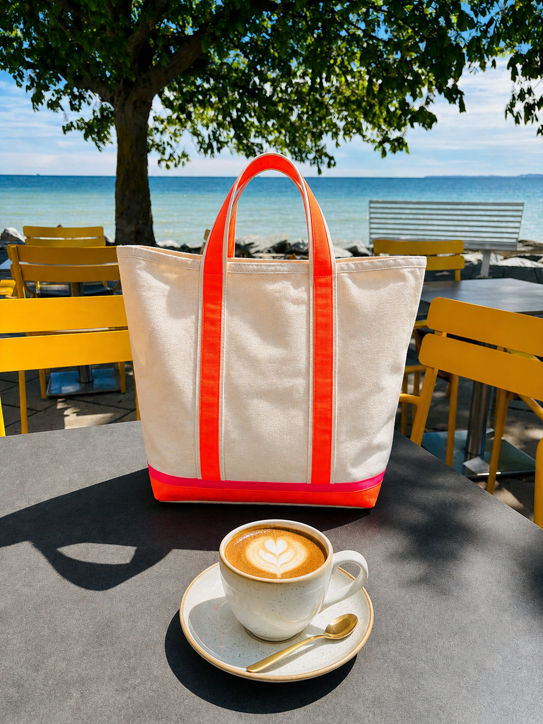 Neon Canvas Bag Clementine