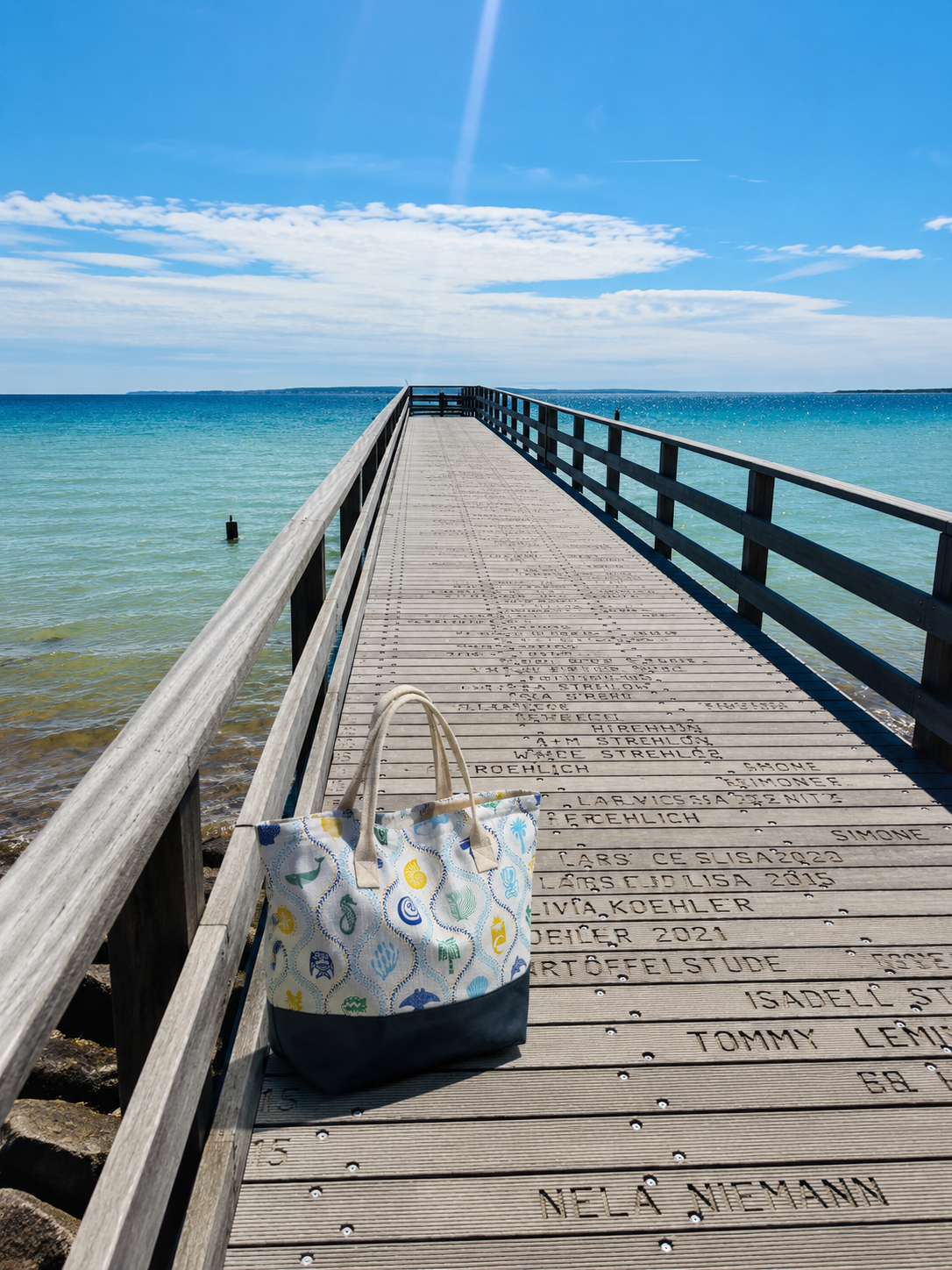 Beach oder Shopping Bag / Africa Deep Sea Sand