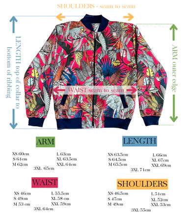 Blouson Wild at Heart Blau oder Pink
