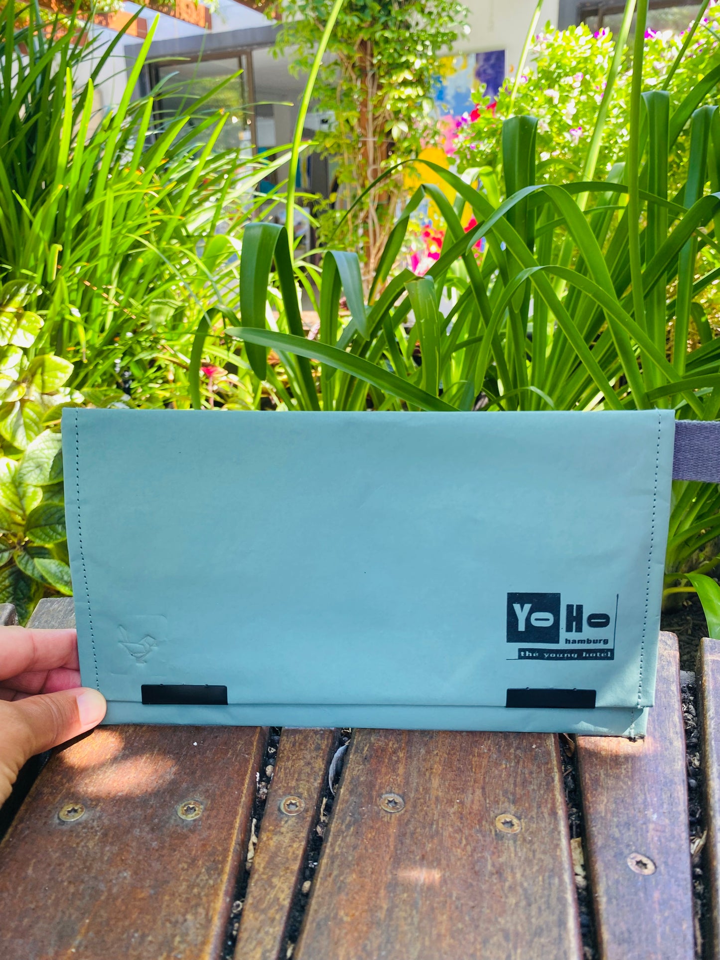Travel Organiser aus recyceltem Papier – diverse Farben, auf Wunsch mit Logo