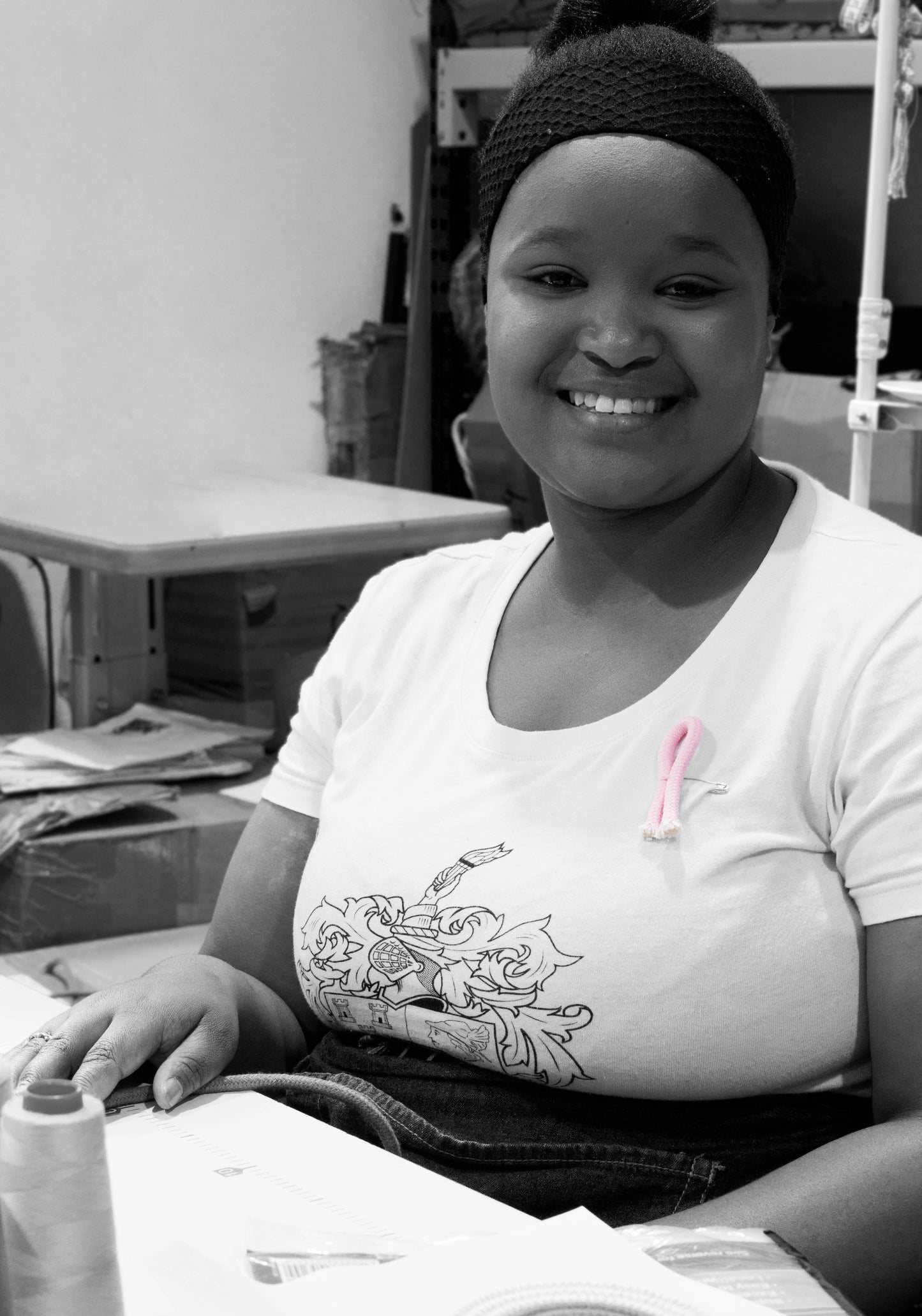 "Pink Rope Loop" -Anstecker