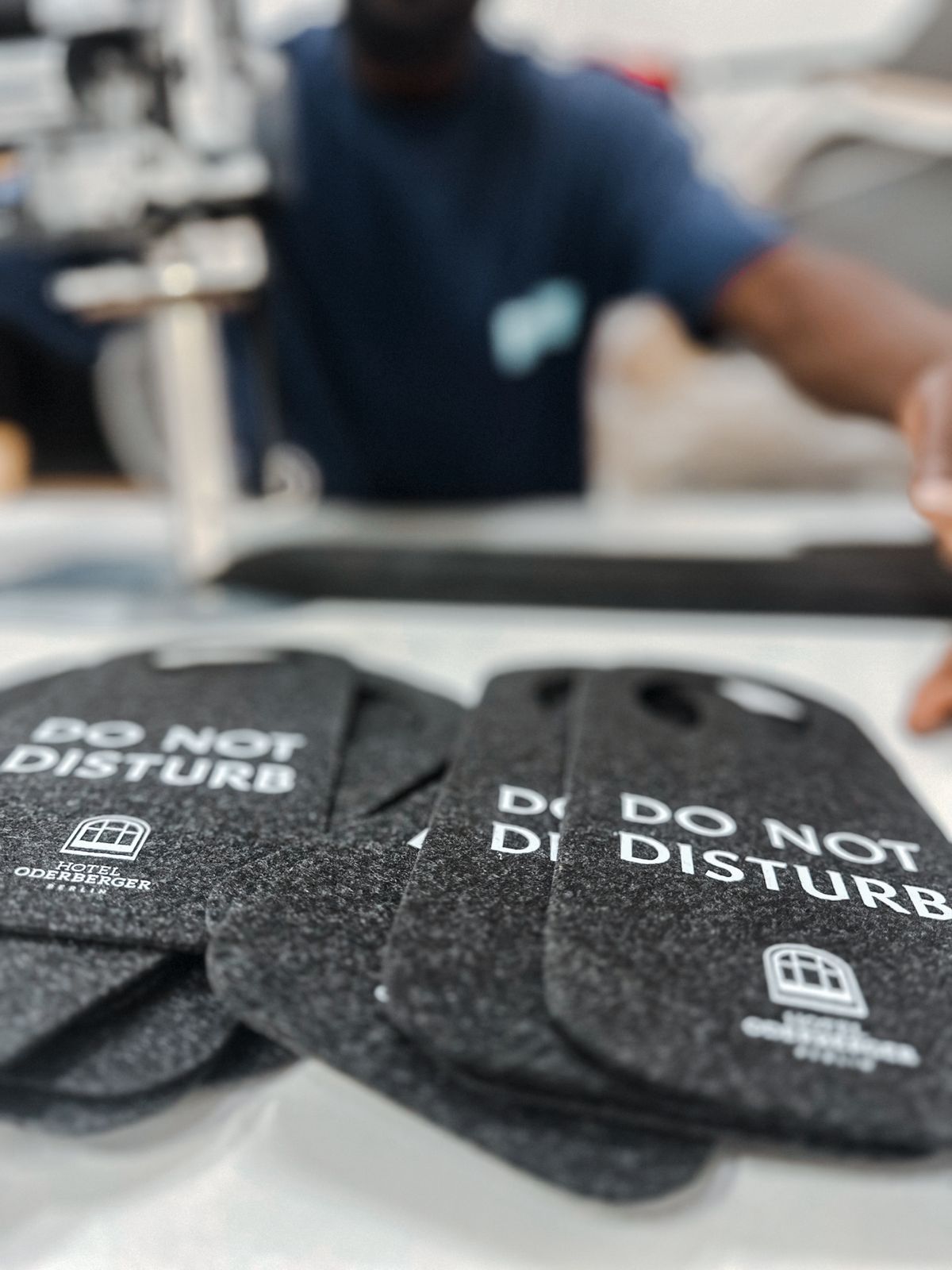 DOOR HANDLE SIGN – “DO NOT DISTURB”