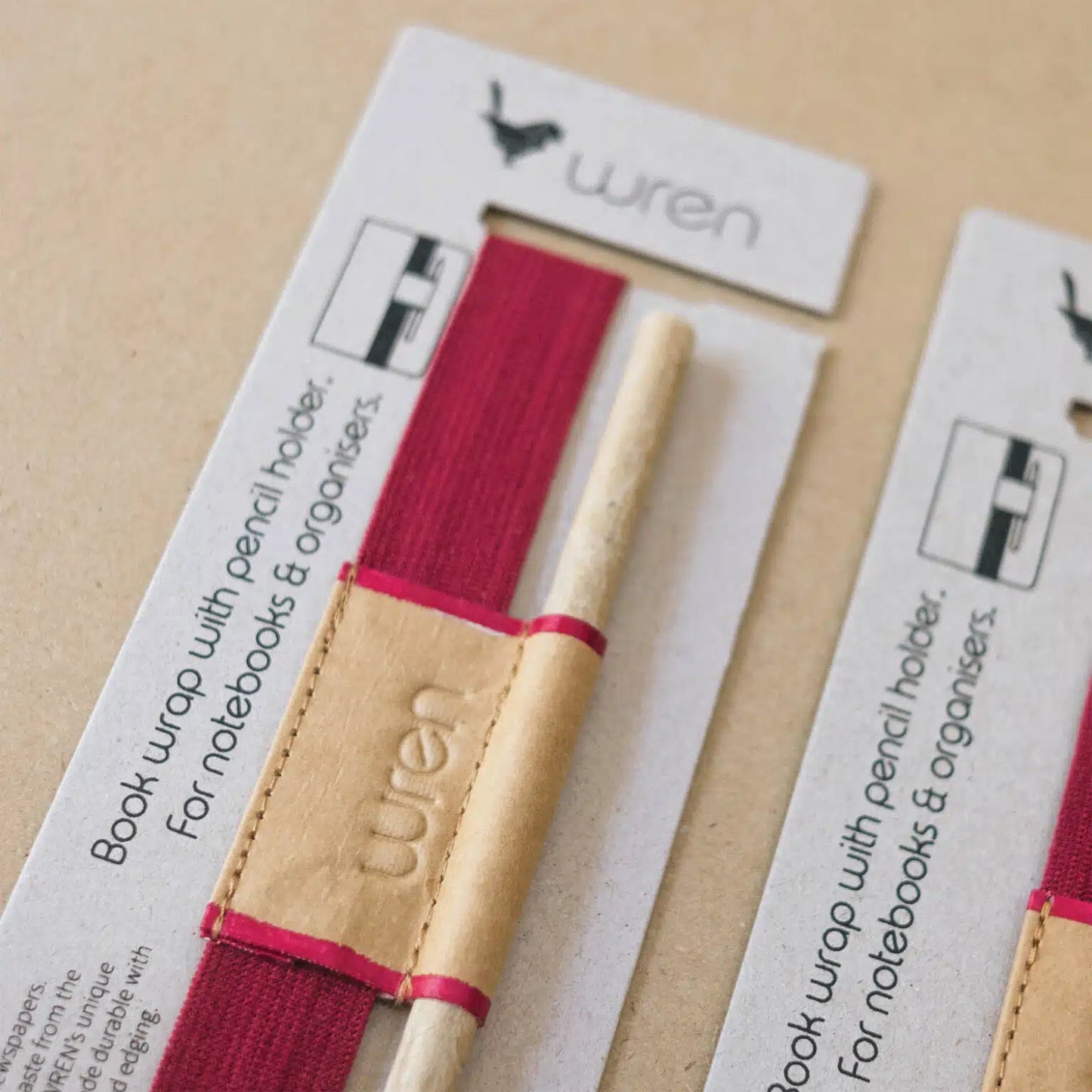 Book Wraps mit Bleistift aus recyceltem Material – verschiedene Farben, mit Logo möglich