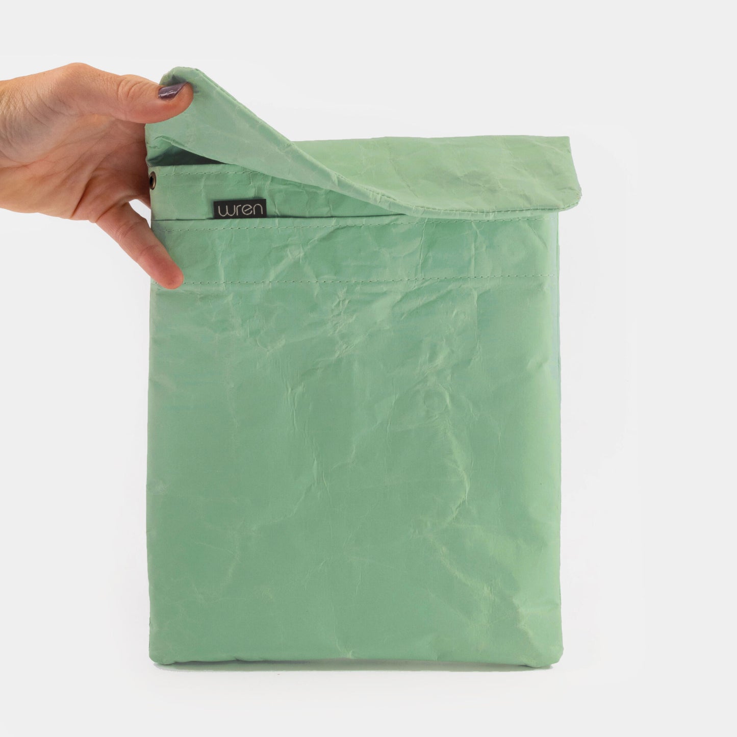Recycled Cement Paper iPad oder Tablet Sleeve Mint