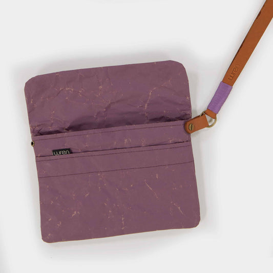 Recycled Cement Paper Mini Sleeve Aubergine