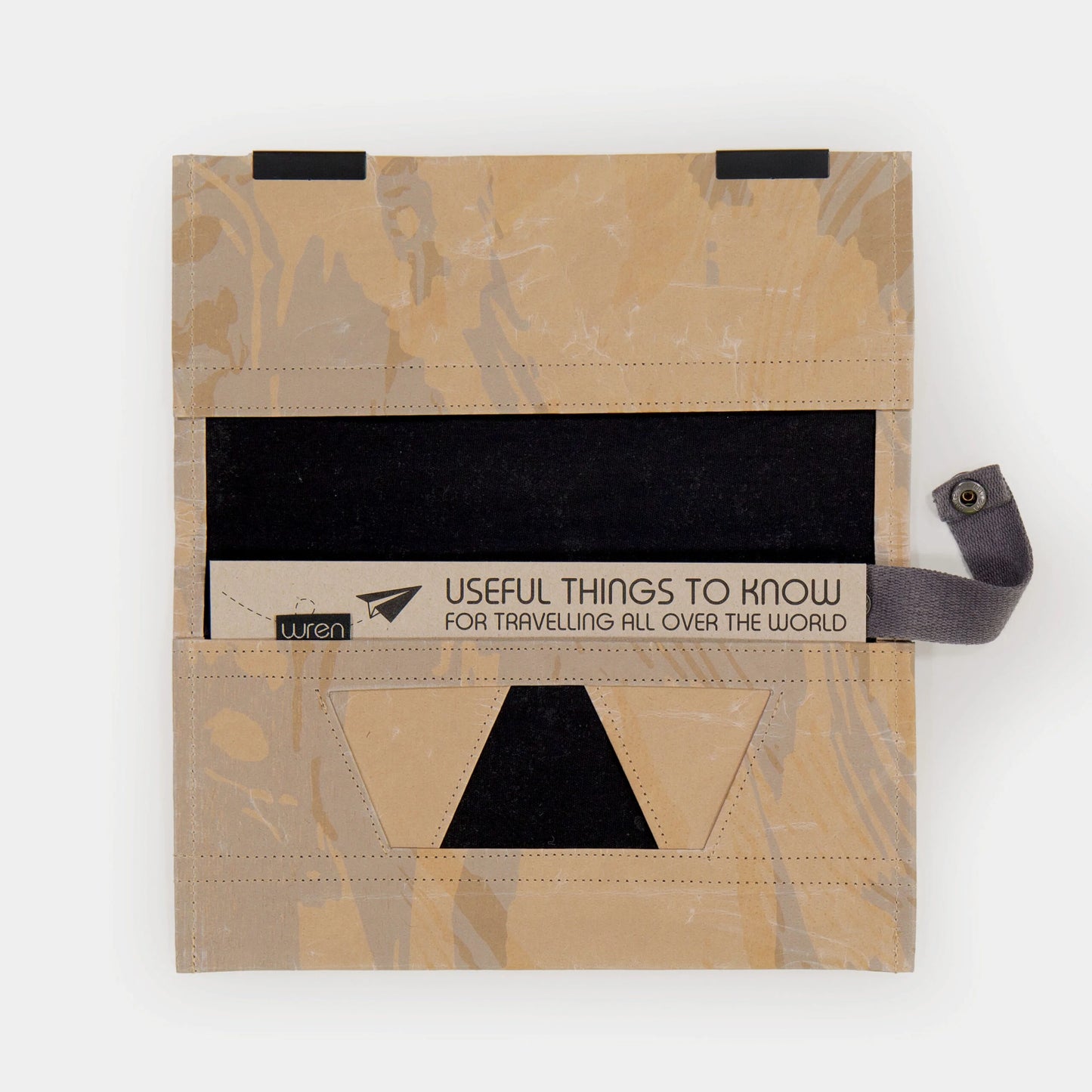 Travel Organiser aus recyceltem Papier – diverse Farben, auf Wunsch mit Logo