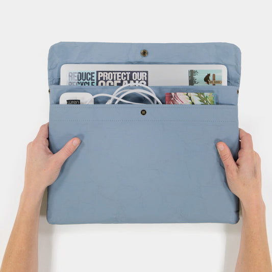Recycled Cement Paper Laptop Sleeve Cloud Blue – verschiedene Größen
